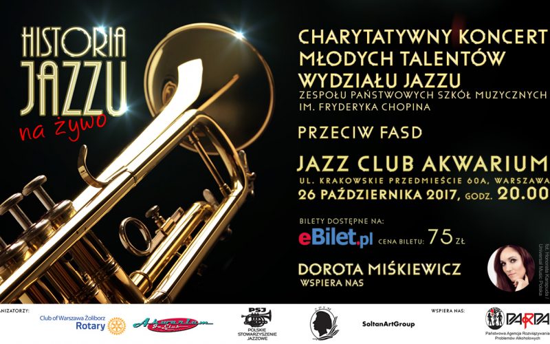 Historia Jazzu na żywo – koncert charytatywny