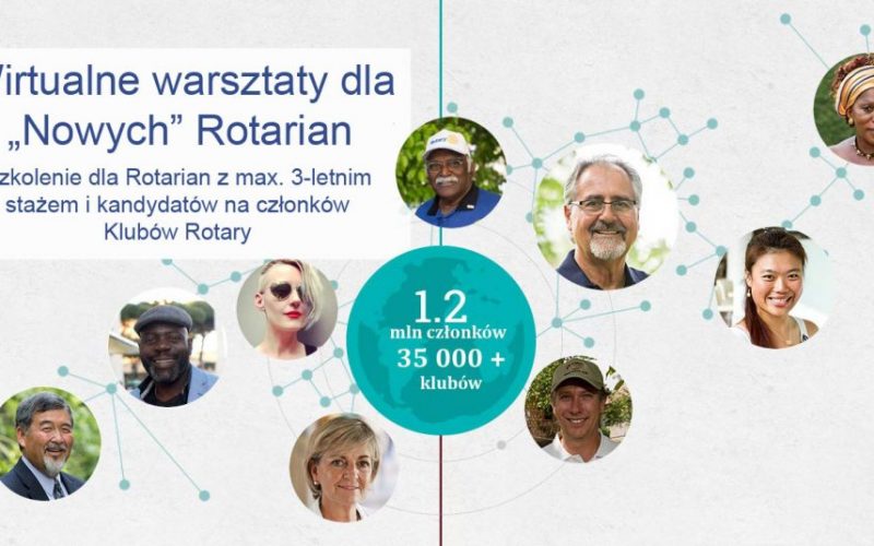 Wirtualne warsztaty dla „Nowych” Rotarian