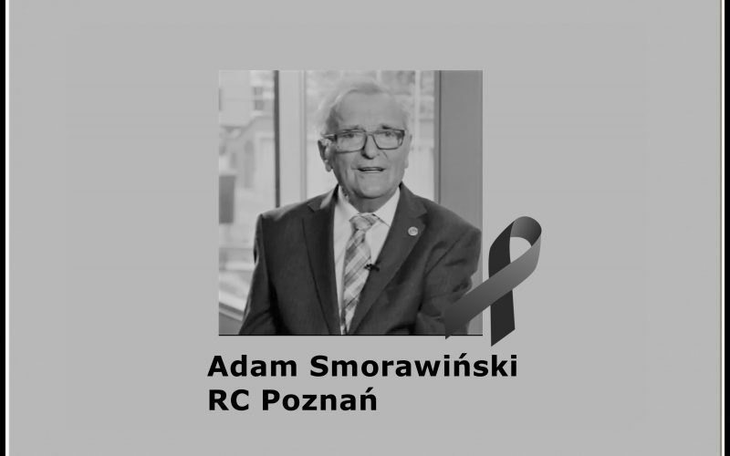 Żegnamy Rotarianina Adama Smorawińskiego