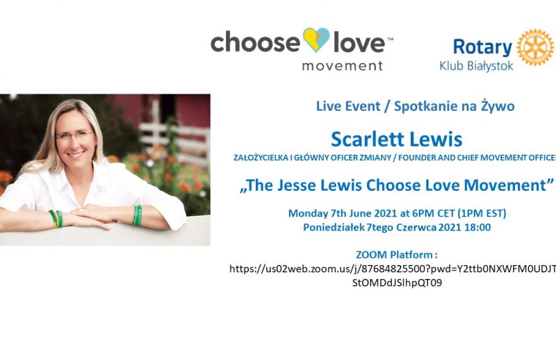 Scarlett Lewis : The Jesse Lewis „Choose Love Movement”