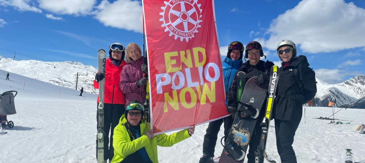Spotkanie narciarskie Rotary Polio Livigno