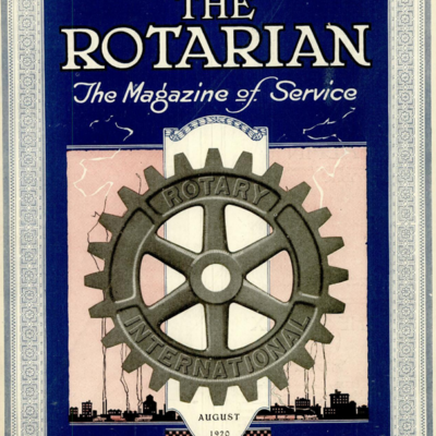 Okładka The Rotarian 1920 Sierpień