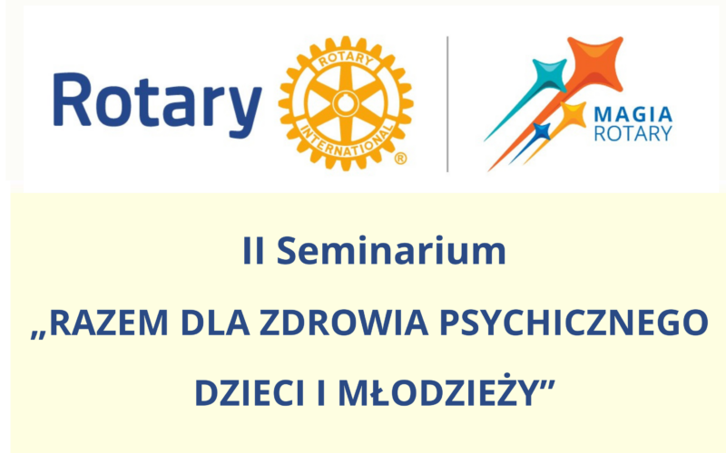 Zaproszenie na Seminarium „RAZEM DLA ZDROWIA PSYCHICZNEGO DZIECI I MŁODZIEŻY”