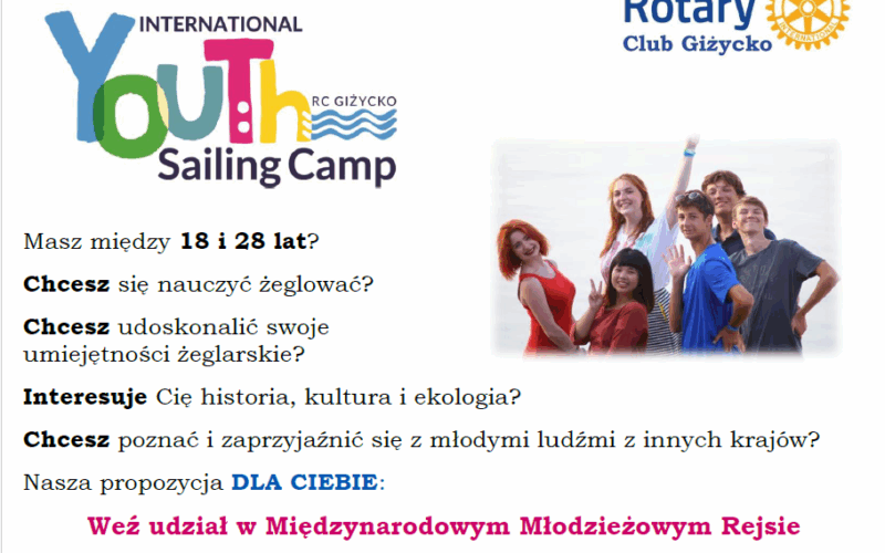 Międzynarodowy Młodzieżowy Obóz Żeglarski – Mazury 2025