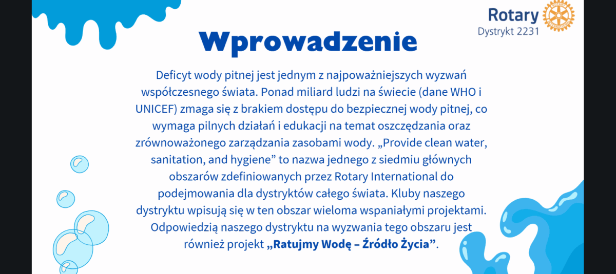 Pierwszy webinar dotyczący ochrony środowiska