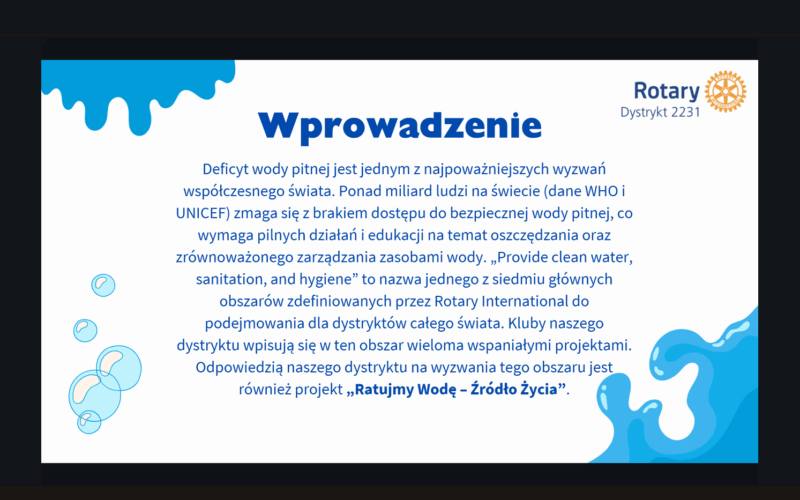 Pierwszy webinar dotyczący ochrony środowiska