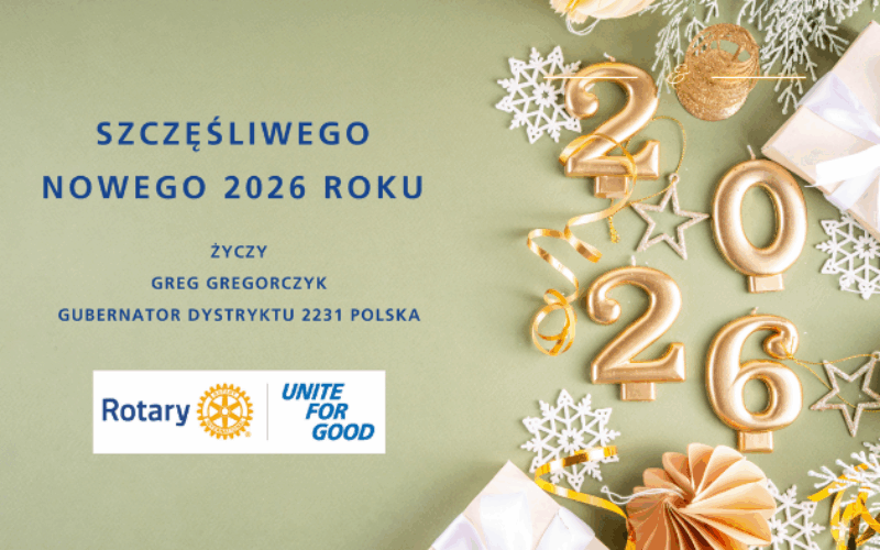 Życzenia noworoczne od Gubernatora Dystryktu