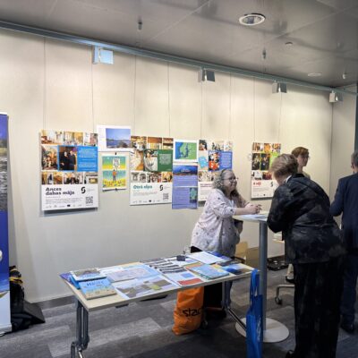 Stoisko BASRAN obsługiwane przez DGe 2405 Yael Tagerud