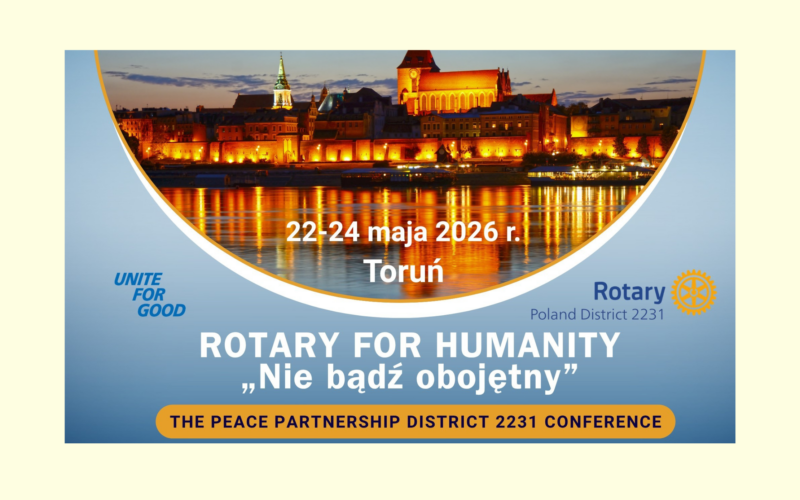 Zaproszenie do rejestracji na Konferencję Dystryktu w Toruniu